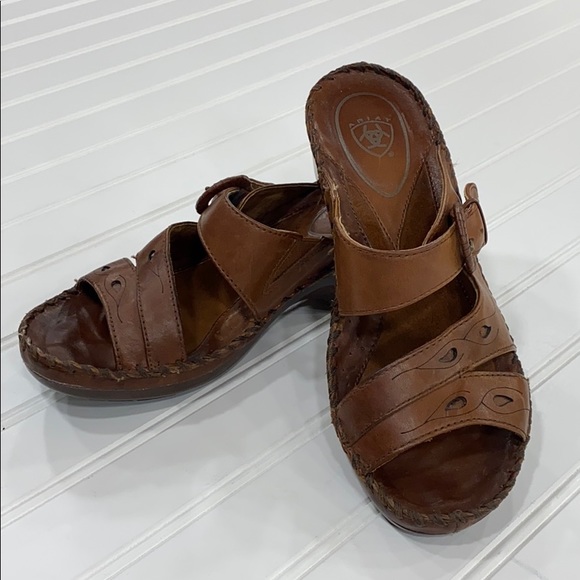 ariat leather sandals